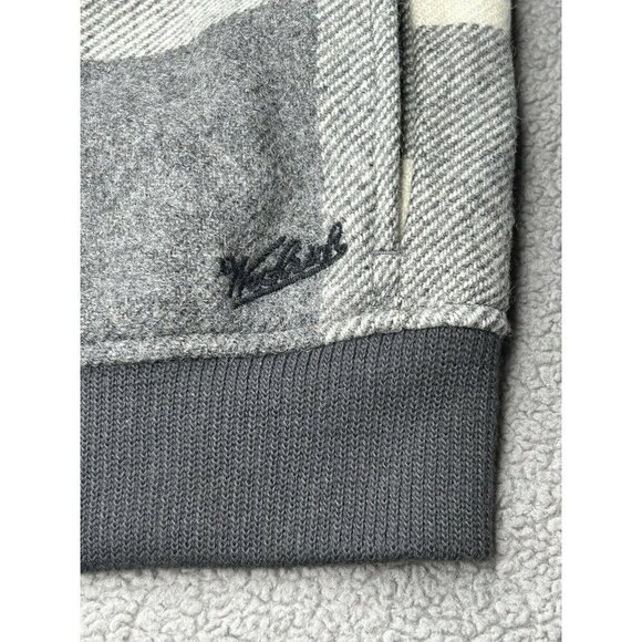 Woolrich Gray and White Plaid Vest - Picture 8 of 13